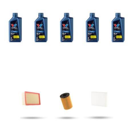 Kit tagliando 3 FILTRI e 5L OLIO compatibile con Seat Leon III 2.0 TDI 105kw Dal 2012 (1/5)