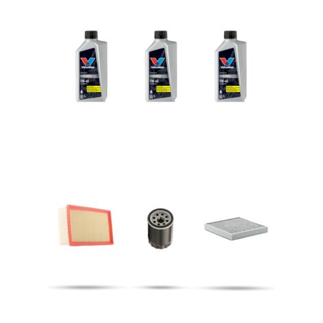 Kit tagliando 3 FILTRI e 3L OLIO compatibile con Mitsubshi Colt VI (Z30) 1.1 55KW Dal 2004 (1/5)
