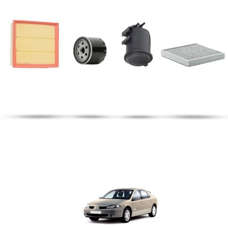 Kit tagliando 4 filtri compatibile con Renault Laguna II 1.9 dci 74kw dal 2001 (1/5)