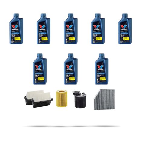 Kit tagliando 4 FILTRI e 8L OLIO compatibile con Mercedes Classe E (W213,S213,A213) E350 d 4matic 190kw Dal 2017 (1/5)