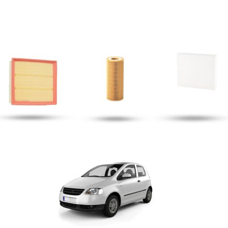 Kit tagliando 3 filtri compatibile con Vw Fox (5Z1) 1.2 40kw Dal 2005 (1/4)