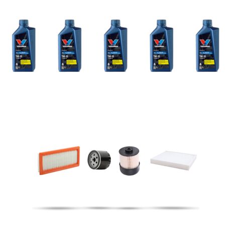 Kit tagliando 4 FILTRI e 5L OLIO compatibile con Nissan Micra V (K14F) 1.5 dci 66KW Dal 2017 (1/5)