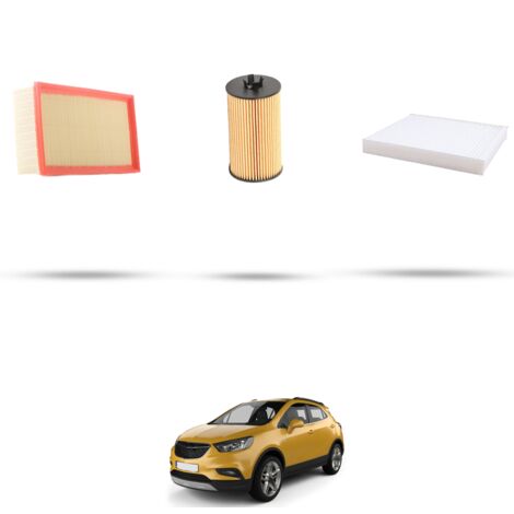 Kit tagliando 3 filtri compatibile con Opel Mokka Mokka X 1.6 85kw Dal 2012 (1/4)