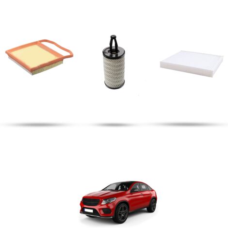 Kit tagliando 3 filtri compatibile con Mercedes GLE Coupe (C292) GLE 43 AMG 287kw Dal 2017 (1/4)