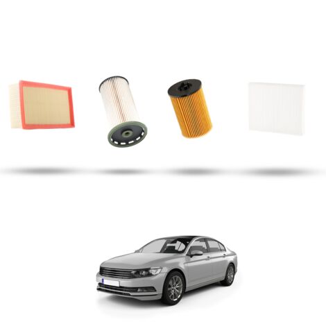 Kit tagliando 4 filtri compatibile con VW Passat (3g2,3G5) 2.0 TDI 110kw Dal 2014 (1/5)