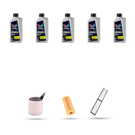 Kit tagliando 3 FILTRI e 5L OLIO compatibile con Bmw Serie 1 (E81,E82,E87,E88) 120i 125kw dal 2007 al 2012 (1/4)
