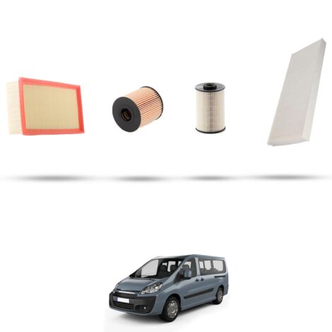 Kit tagliando 4 filtri compatibile con Citroen Dispatch II 2.0 Hdi 72kw dal 2011 (1/5)