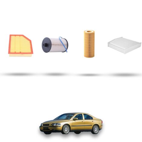 Kit tagliando 4 filtri compatibile con Volvo S60 2.4 D5 136Kw dal 2005 al 2010 (1/5)