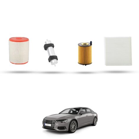 Kit Tagliando 4 filtri compatibile con Audi A6 (C8) 40 TDI Mild Hybrid 150kw dal 2018 (1/5)