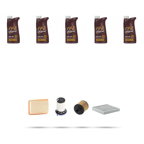 Kit tagliando 4 FILTRI e 5L OLIO compatibile con Fiat Tipo II 1.6 MultiJet 84kw dal 2015 (1/5)