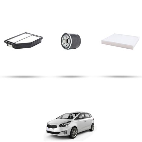 Kit tagliando 3 filtri compatibile con Kia Carens IV 2.0 GDI 122kw dal 2013 (1/4)