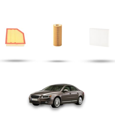Kit tagliando 3 filtri compatibile con Volvo S80 II 3.2 175Kw dal 2006 al 2010 (1/4)