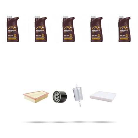 Kit tagliando 4 FILTRI e 5L OLIO compatibile con Renault Fluence 1.6 16v 78kw Dal 2010 (1/5)