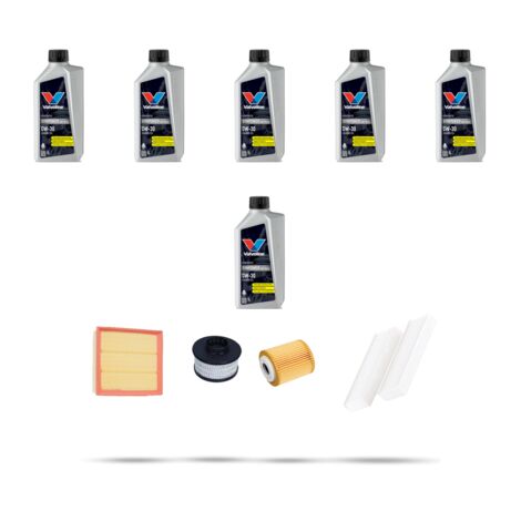 Kit tagliando 4 FILTRI e 6L OLIO compatibile con Peugeot Partner III (k9) 1.5 BlueHDI 55kw Dal 2018 (1/5)