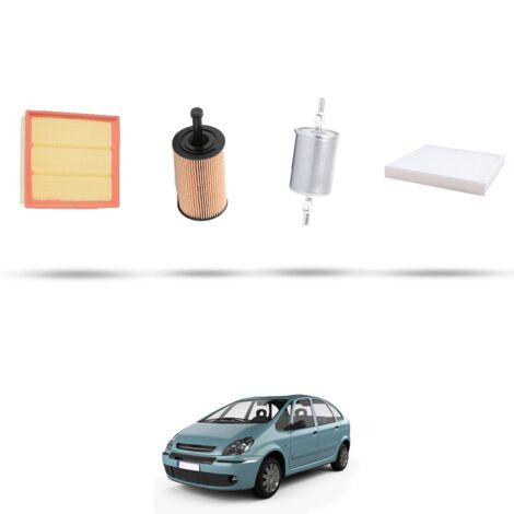 Kit tagliando 4 filtri compatibile con Citroen Xsara Picasso 1.6 i 70kw dal 2000 al 2010 (1/5)