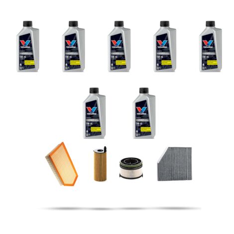 Kit tagliando 4 FILTRI e 7L OLIO compatibile con Mercedes Classe E (W213,S213,A213) E200 D 118kw Dal 2018 (1/5)