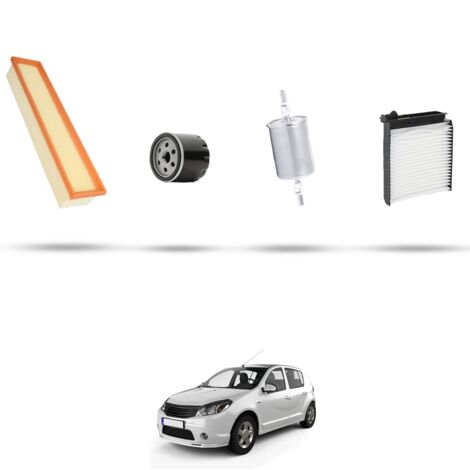Kit tagliando 4 filtri compatibile con Dacia Sandero 1.6 LPG 62kw dal 2010 (1/5)