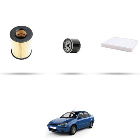 Kit tagliando 3 filtri compatibile con Ford Focus II 1.6 16V Ti-VCT 85kw dal 2004 (1/4)
