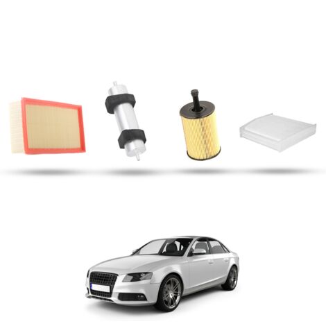 Kit Tagliando 4 filtri compatibile con Audi A4 (B8) 2.0 tdi 88kw dal 2008 (1/5)