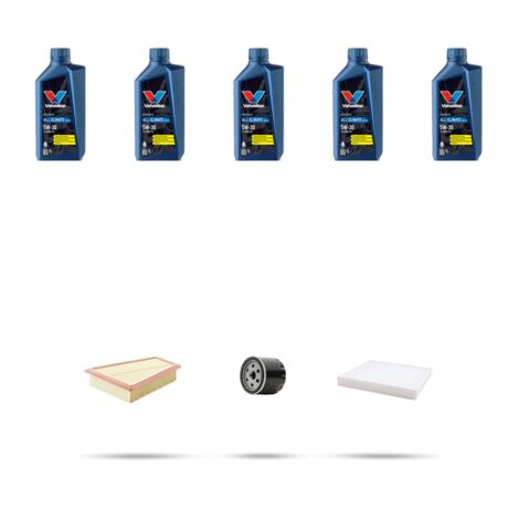 Kit tagliando 3 FILTRI e 5L OLIO compatibile con Ford Mondeo IV 1.6 TI-Vct 88kw dal 2010 (1/5)
