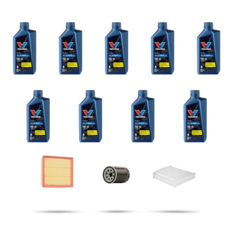 Kit tagliando 3 FILTRI e 9L OLIO compatibile con Ford Transit Custom 2.0 EcoBlue 81kw dal 2023 (1/5)