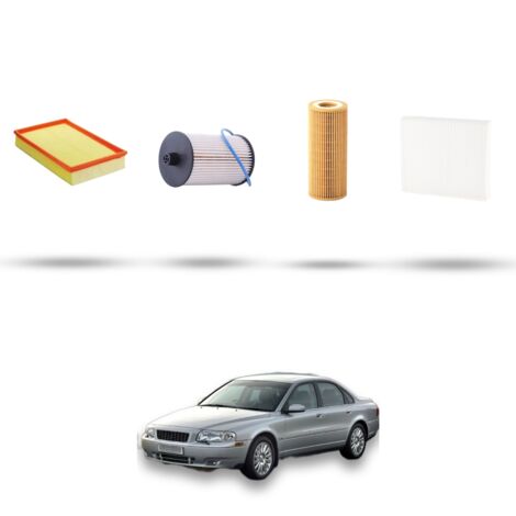 Kit tagliando 4 filtri compatibile con Volvo S80 2.4 D5 120Kw dal 2001 al 2006 (1/5)