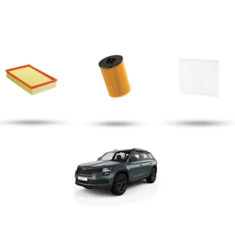 Kit tagliando 3 filtri compatibile con Skoda Kodiaq 2.0 TDI 110kw Dal 2017 (1/4)
