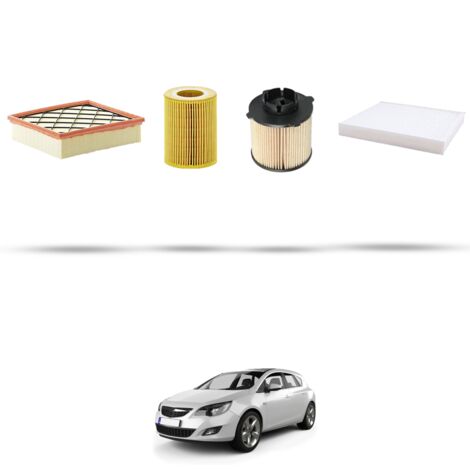 Kit tagliando 4 filtri compatibile con Opel Astra J ,GTC,SW 1.7 CDTI 92kw Dal 2009 (1/5)