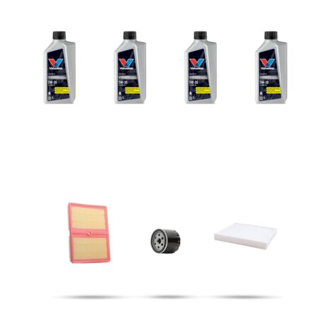 Kit tagliando 3 FILTRI e 4L OLIO compatibile con VW T-Roc (A1) 1.0 TSI 85kw dal 2017 (1/5)