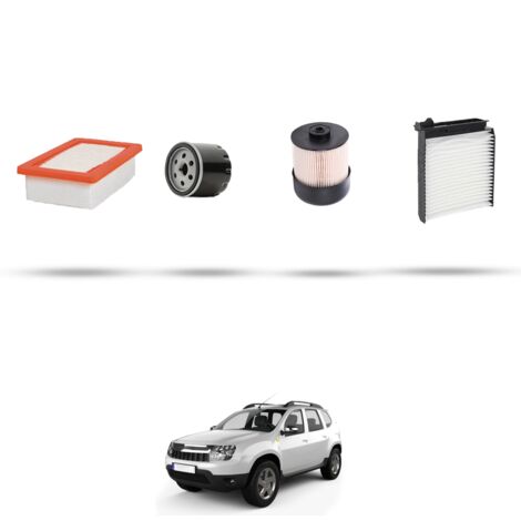 Kit tagliando 4 filtri compatibile con Dacia Duster 1.5 Dci 79kw dal 2010 (1/5)