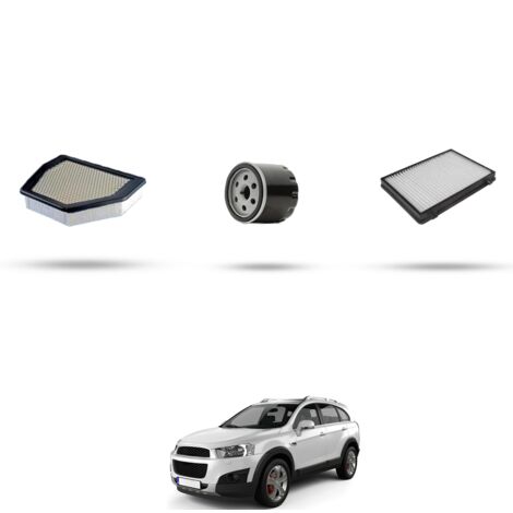 Kit tagliando 3 filtri compatibile con Chevrolet Captiva II 3.0 V6 190kw dal 2012 (1/4)