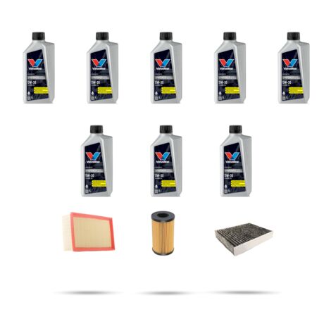 Kit tagliando 3 FILTRI e 8L OLIO compatibile con Land Rover Defender (L663) 2.0 p300 221kw dal 2019 (1/5)