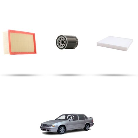 Kit tagliando 3 filtri compatibile con Volvo S70 2.0 20V 132kw dal 1997 (1/4)