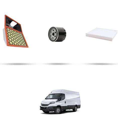 Kit tagliando 3 filtri compatibile con Iveco Daily VI 65C 14 3.0 CNG 100KW dal 2014 (1/4)