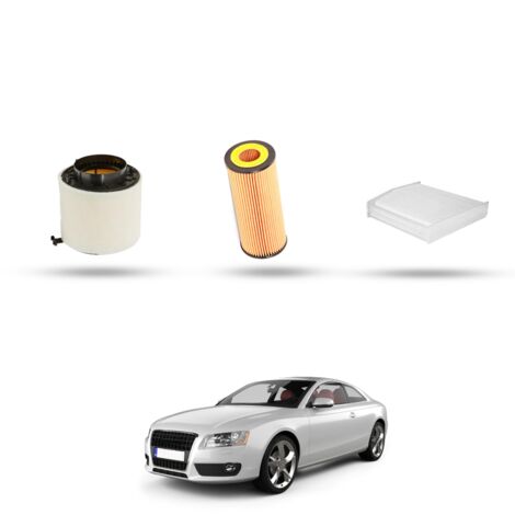 Kit Tagliando 3 filtri compatibile con Audi A5 (8T3,8F7,8TA) 3.0 tfsi 200kw 2011 (1/4)