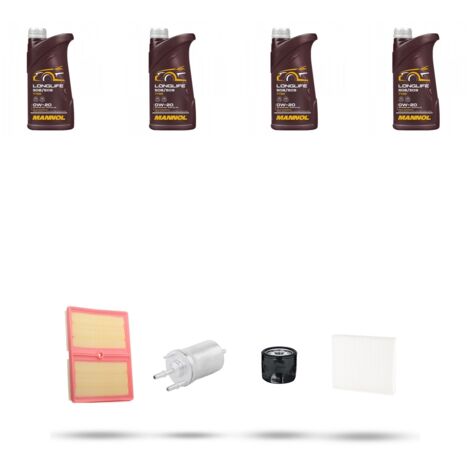 Kit tagliando 3 FILTRI e 5L OLIO compatibile con Toyota Avensis III (T27) 1.8 16v 108kw Dal 2009 (1/4)