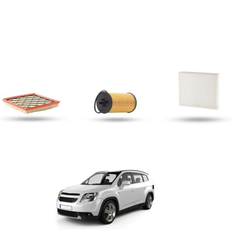 Kit tagliando 3 filtri compatibile con Chevrolet Orlando 1.8 104kw dal 2011 (1/4)