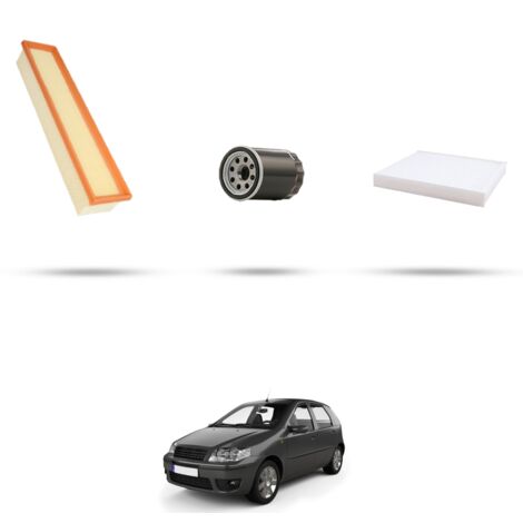 Kit tagliando 3 filtri compatibile con Fiat Punto III 1.2 evo 50kw dal 2014 (1/4)