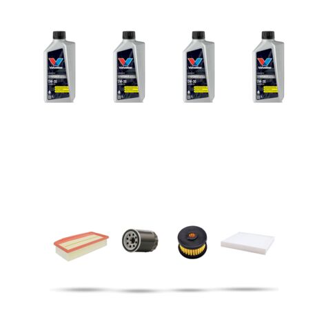 Kit tagliando 4 FILTRI e 4L OLIO compatibile con Dacia Dokker 1.6 LPG 80kw dal 2018 (1/5)
