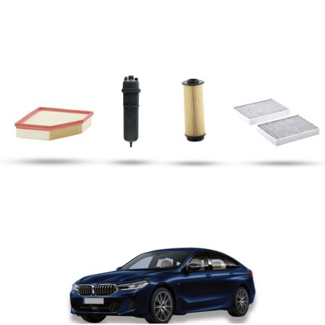 Kit tagliando 4 filtri compatibile con Bmw serie 6 (G32GT) 640d 235kw dal 2017 (1/5)