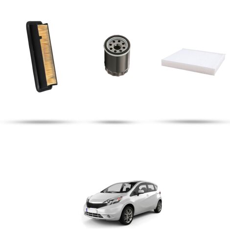 Kit tagliando 3 filtri compatibile con Nissan Note (E12) 1.2 dig-s 72kw Dal 2013 (1/4)