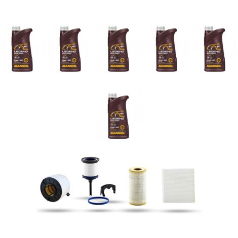 Kit tagliando 4 FILTRI e 6L OLIO compatibile con Audi A4 (B9,8W) S4 tdi Hybrid 255kw dal 2019 (1/5)