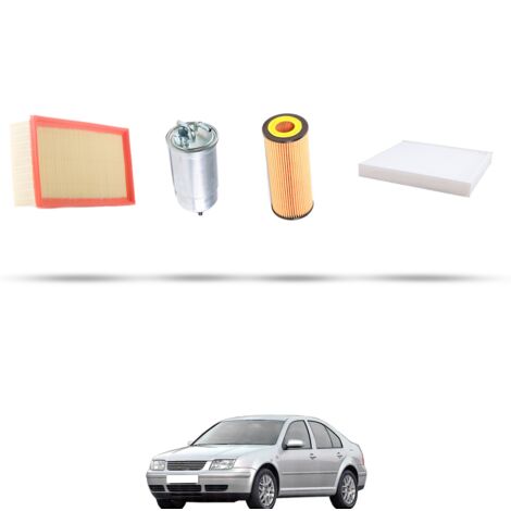 Kit tagliando 4 filtri compatibile con Vw Bora 1.9 SDi 50kw dal 1999 (1/5)
