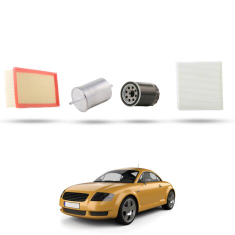 Kit Tagliando 4 filtri compatibile con Audi TT (8N3) 1.8 20v turbo 165kw dal 1998 al 2006 (1/5)