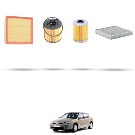 Kit tagliando 4 filtri compatibile con Renault Laguna II 2.2 dci 16v 110kw dal 2002 (1/5)