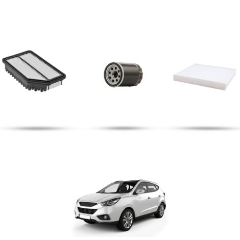 Kit tagliando 3 filtri compatibile con Hyunday ix35 2.0 gdi 122kw dal 2013 (1/4)