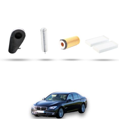 Kit tagliando 4 filtri compatibile con Bmw serie 7 (F01, F02) 740d 225kw dal 2009 (1/5)