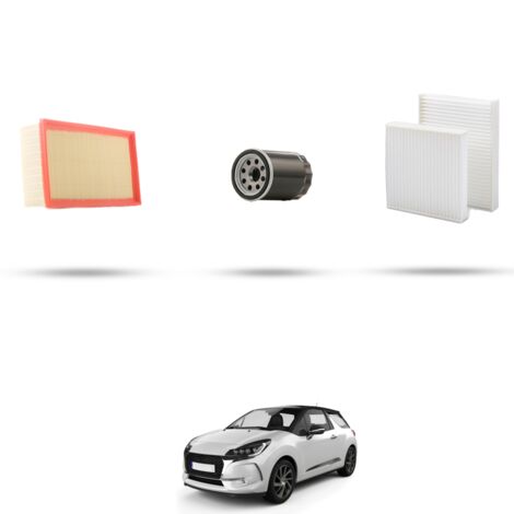 Kit tagliando 3 filtri compatibile con Ds3 1.2 VTi 60kw dal 2012 (1/4)