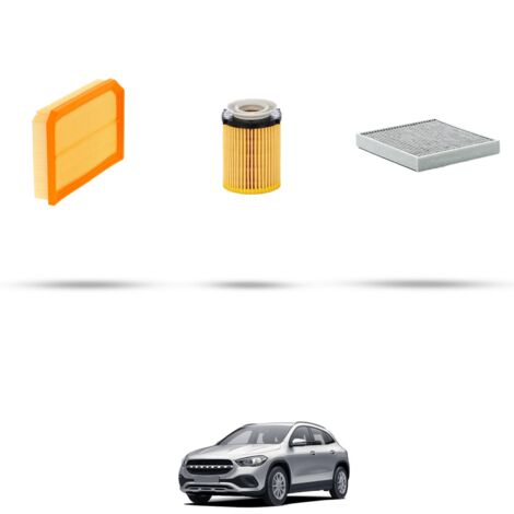 Kit tagliando 3 filtri compatibile con Mercedes GLA (H247) 35 AMG Hybrid 225kw Dal 2023 (1/4)