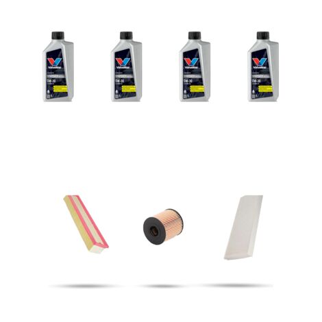 Kit tagliando 3 FILTRI e 4L OLIO compatibile con Mini Cooper II (R55,R56,R57,R59,R60,R61) 1.6 90kw dal 2010 (1/5)